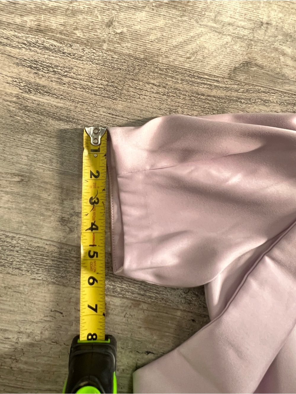 Preston & York Lavender Midi Shirt Dress with tie, puff sleeve and pearl buttons - Picture 13 of 14